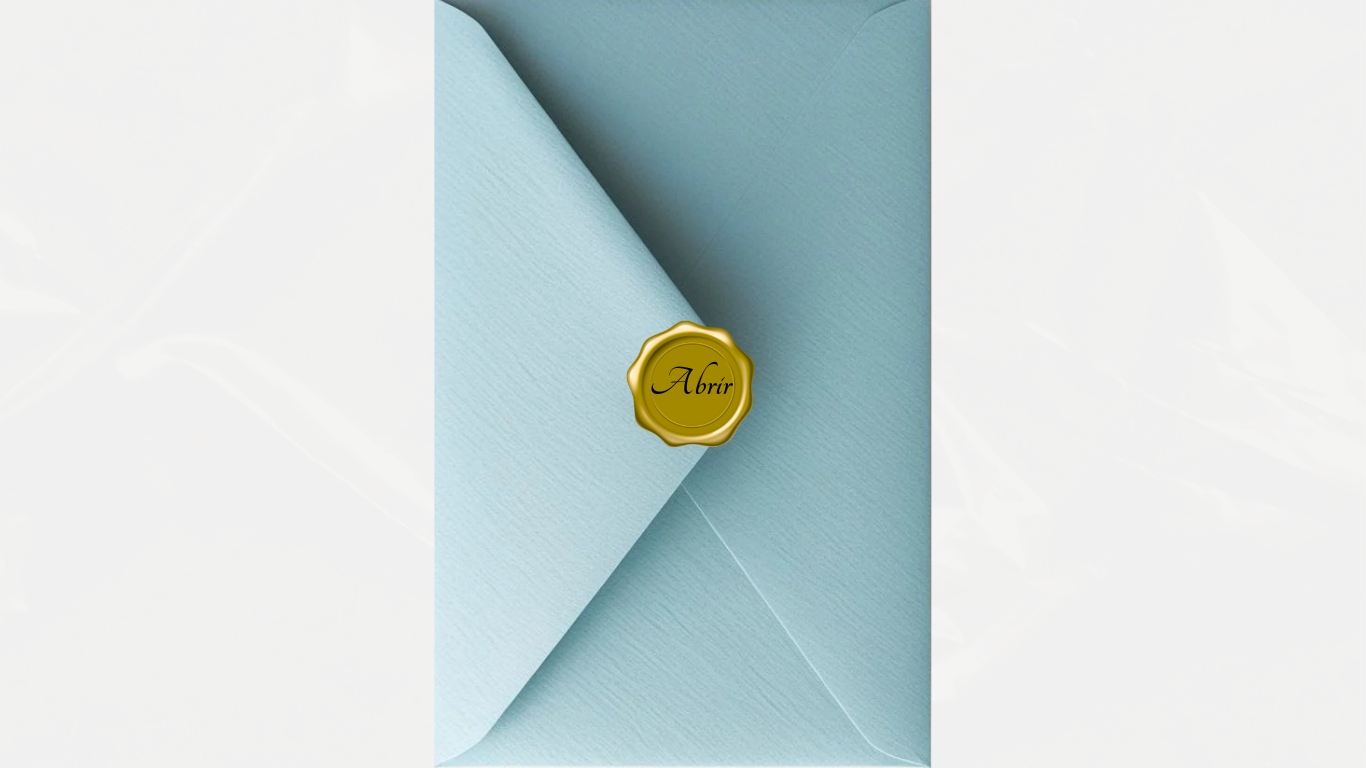 Sobre de invitación horizontal